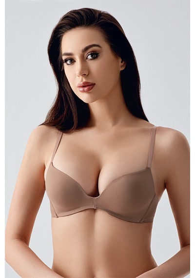 Newbra Balensiz Dolgusuz Sütyen - Capucıno Cappuccino