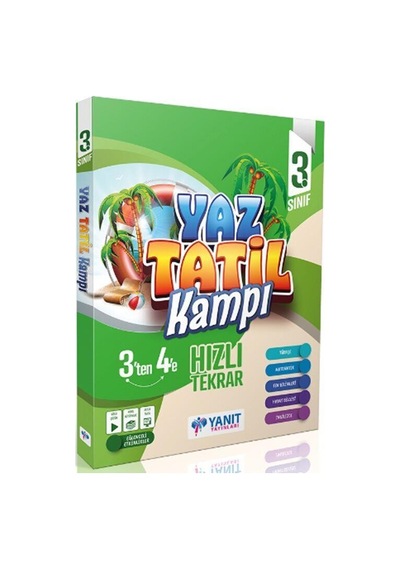 3. Sınıf Yaz Tatil Kitabı Kampı Yanıt Yayınları