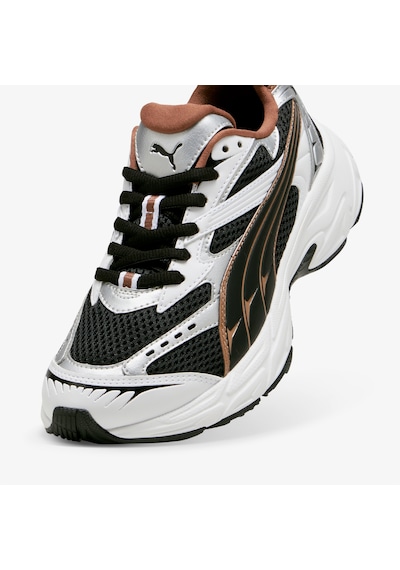 Puma Morphic Metallic Wns Kadın Siyah Spor Ayakkabı Düz 397298 Siyah