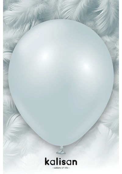 Beysüs Aura Collection Ice Blue Balon Buz Mavisi - 12 İnç - 5 Adet
