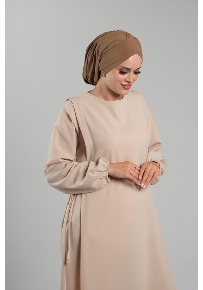 Hürrem Bone Taba Pratik Hazır Geçmeli Tesettür Bone Sandy Kumaş Büzgülü 2114 33 Taba Hürrem Bone Taba Pratik Hazır Geçmeli Tesettür Bone Sandy Kumaş Büzgülü 2114 33 Taba