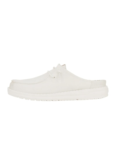 Hey Dude Wendy Slip Stretch Canvas Kadın Terlik Beyaz