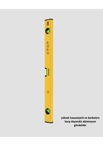 Astraltech 600 Mm Su Terazisi Sarı Dayanıklı Gövde