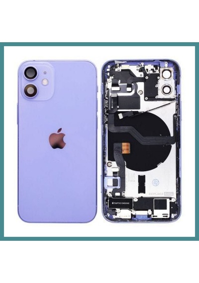 Trendexa Apple iPhone Uyumlu 12 Uyumlu Full Dolu Kasa Mor Mac