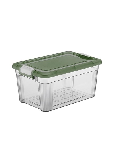 Emilahome Stack Box -saklama Kabı Klipsli 12 Lt Yeşil - 870566450 Yeşil