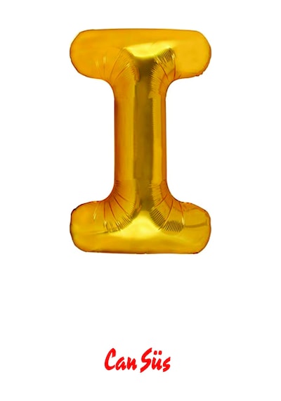 Harf Folyo Balon Gold 100cm 40 Inç I
