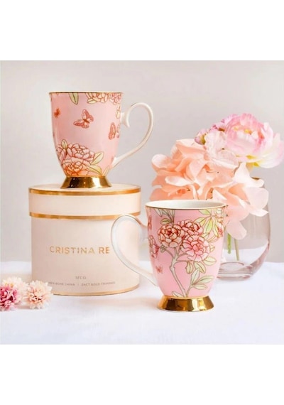 Cristina Re Mug Enchanted Butterfly Çok Renkli