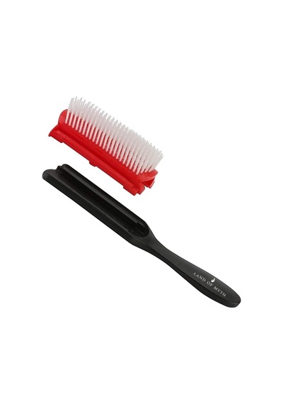 Lom1211 Styling Brush 9 Sıra Şekillendirme Fırçası Curly Girl Kıvırcık Kız Metodu Fırçası Siyah
