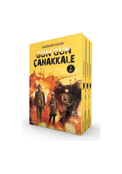Gün Gün Çanakkale Seti - 3 Kitap Takım - Sadeddin Özgür - Mostar