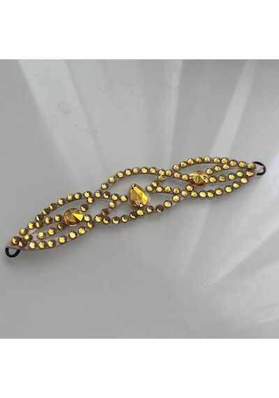 Kristal Taşlı El Yapımı Jimnastik & Dans Yarışma Tokası Saç Aksesuarı Karışık (Çok Renkli) 62025402