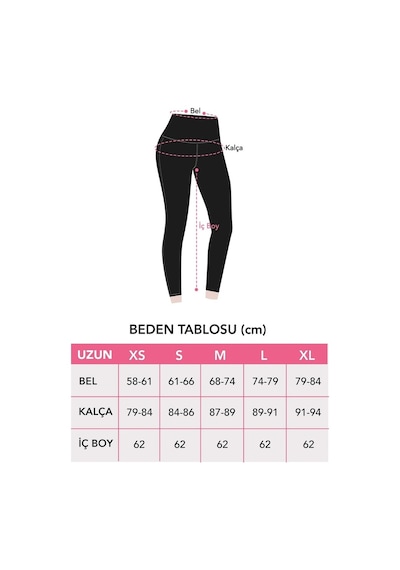Cottonhill Siyah Yüksek Bel Toparlayıcı Kadın Spor Tayt