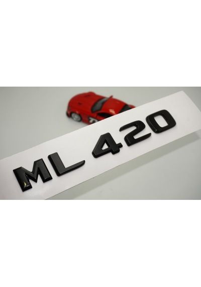 ML 420 Bagaj Parlak Siyah ABS 3M 3D Yazı Logo