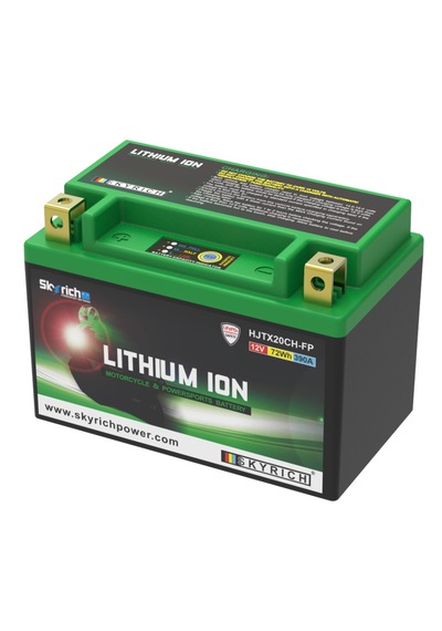 Hjtx20ch-fp Skyrich Lityum Motosiklet Aküsü 12.8v 6ah 390cca 150 87 105