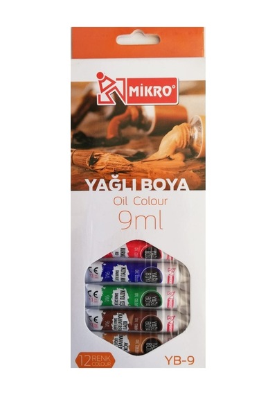 Mikro Yb-9 Yağlı Boya 12li 9ml