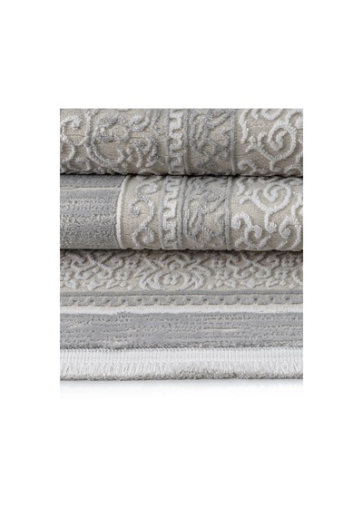 Elvey Home 7105 A.gri Modern Desen Doğal Taban Koridor Mutfak Çocuk Oturma Odası Salon Halı Yolluk 7105gri