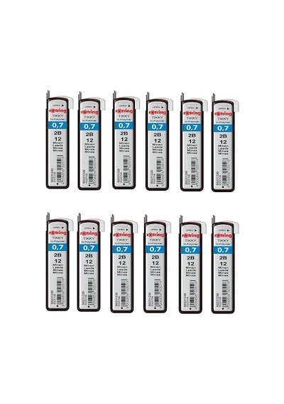 Rotring Tikky Hi-polymer 2b Kalem Ucu 0.7 Mm, 10'lu Set