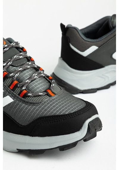 Dilimler Ayakkabı Erkek Treking Spor Ayakkabı Siyah Gri İthal Bağcıklı-4555 GRİ