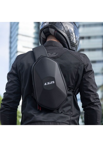 Ls2 Shield 4l Omuz Çantası 4 Litre Siyah