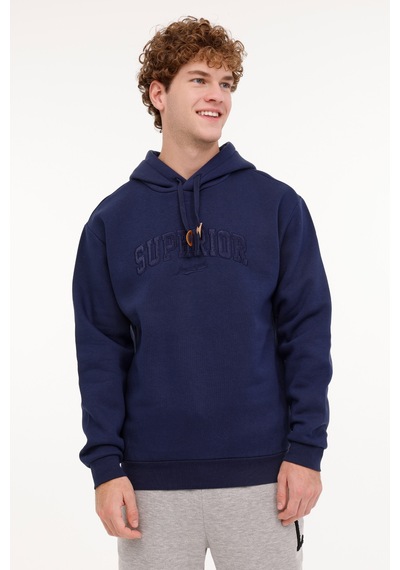 Lumberjack Ml Volcano 17dnm2002 4pr Erkek Sweatshirt Kapşonlu Lacivert