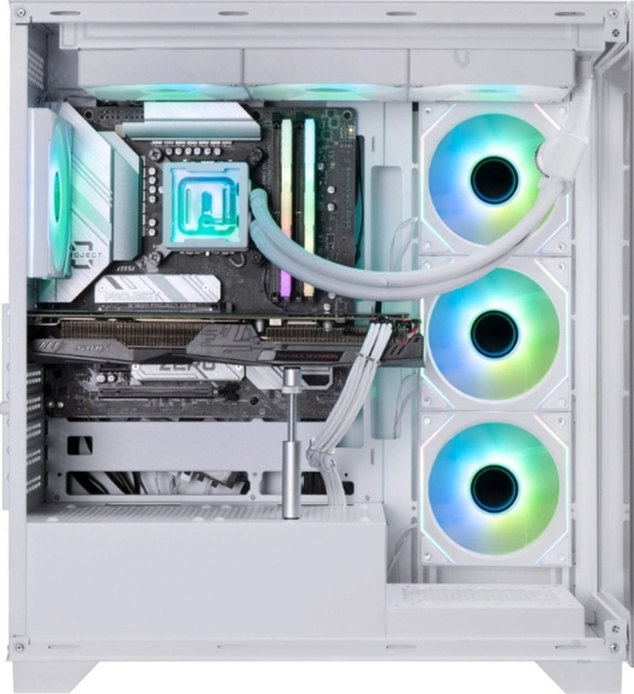 Bitfenix Ceto Premium White 750w 80+ Bronze Psu 4x120mm Frgb Fan Akak0btf0034