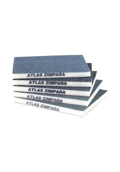 Atlas Sünger Zımpara 98mmx123mmx10mm - 46 Kum Yassı - 5 Adet