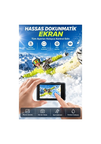 Robeve 5k Ultra Hd Aksiyon Kamera Çift Ekranlı Dokunmatik Ekran Wi-fi Bağlantılı Spor Ve Vlog Kamerası Su Geçirmez Kılıflı Geniş Açı Outdoor Kamera Aksesuar Setli Aksiyon Kamerası 64 Gb Hafıza Kartı Siyah Robeve 5k Ultra Hd Aksiyon Kamera Çift Ekranlı Dokunmatik Ekran Wi-fi Bağlantılı Spor Ve Vlog Kamerası Su Geçirmez Kılıflı Geniş Açı Outdoor Kamera Aksesuar Setli Aksiyon Kamerası 64 Gb Hafıza Kartı Siyah