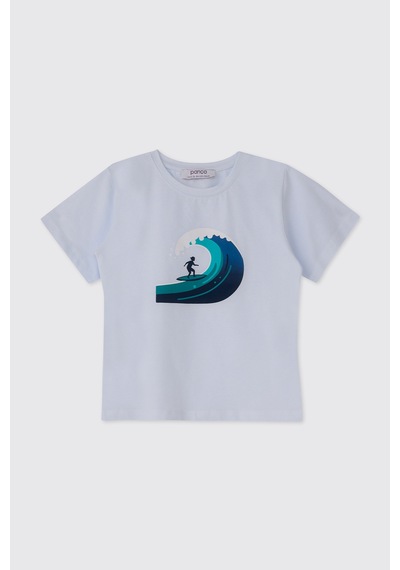 Panço Kız Bebek Beyaz Tişört 2611gb05060