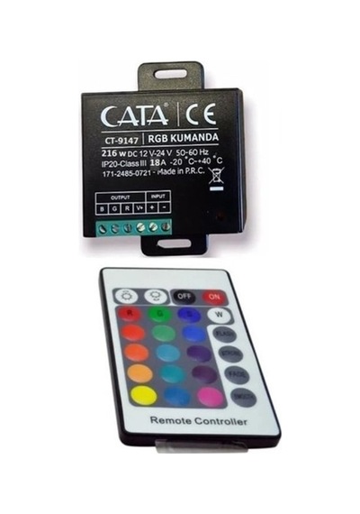 Ct-9147 Rgb Led Kumanda 18 A 20 M Çok Renkli