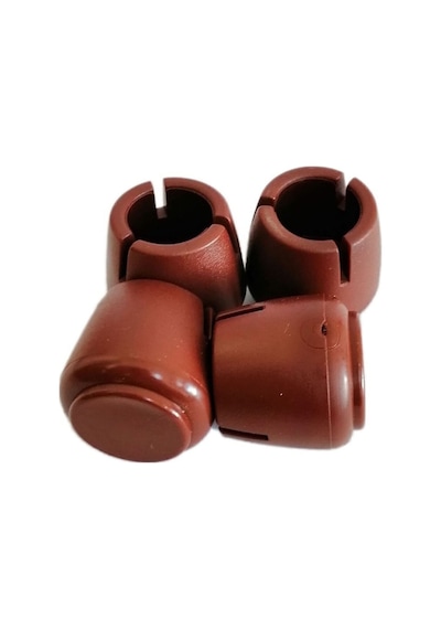 Sessiz Tip Sandalye Pabucu Masa Sandalye Zemin Koruyucu 25 Mm - 32 Mm 4 Adet Kahverengi Diğer
