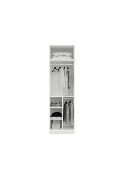 Guneystore Milas Gold 2 Kapaklı Komple Mdf Yüklüklü Gardırop