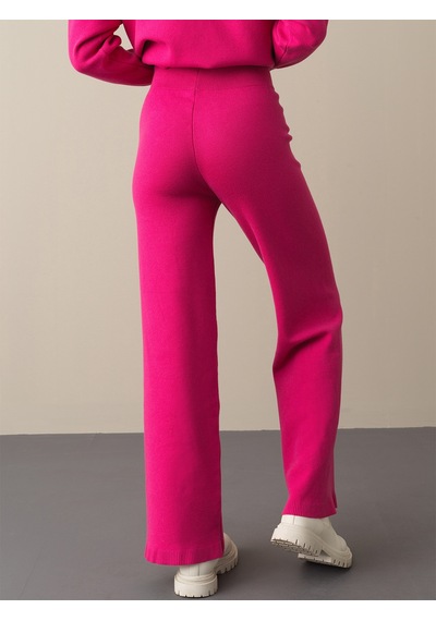 Xint Fuşya Regular Fit Triko Pantolon 850849