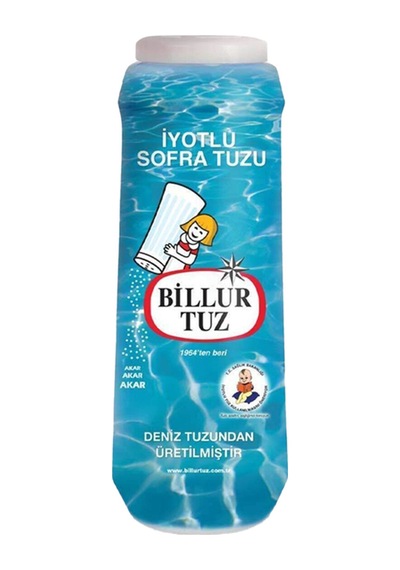 Billur Tuz İyotlu Sofra Tuzu Plastik Tuzluk 500 G X 6 Adet - Avantajlı Ekonomik Paket
