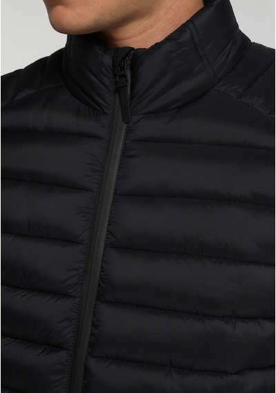 Colin's Colins Slim Fit Dik Yaka Fermuarlı Astarlı Erkek Siyah Yelek Cl1082936 Q1.v1 Blk