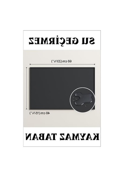 Büyük Boy Silikon Mama Matı, Su Geçirmez Ve Kaymaz 0