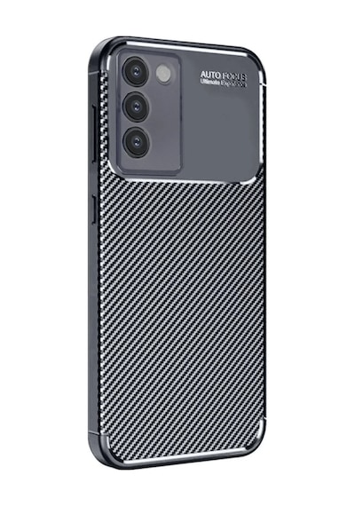 Vivo V30 Lite 4g Uyumlu Kılıf Auto Focus Karbon Kapak - Siyah