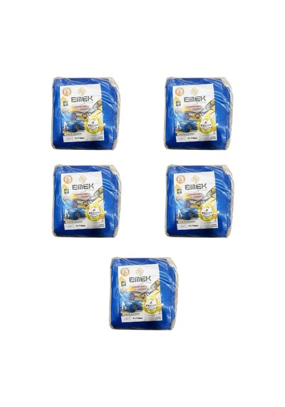 Emek Çadır Kumaşı Branda Tente Uv Güneşlik Gölgelik Koruma Yağmur Su Geçirmez - 4x7 Metre - 5 Paket