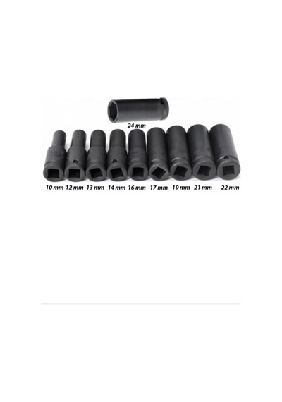 Lokma Takımı 10 Parça 1/2 Derin Havalı Set