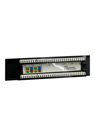 16 Port Cat6 Patch Panel 16 Port Ethernet Panel
