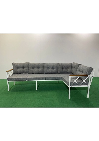 Köşe Koltuk Takımı , 3+2 Balkon-bahçe-kafe-çay Seti-koltuk Takımı-oturma Grubu Beyaz Profil Gri Köşe Koltuk Takımı , 3+2 Balkon-bahçe-kafe-çay Seti-koltuk Takımı-oturma Grubu Beyaz Profil Gri