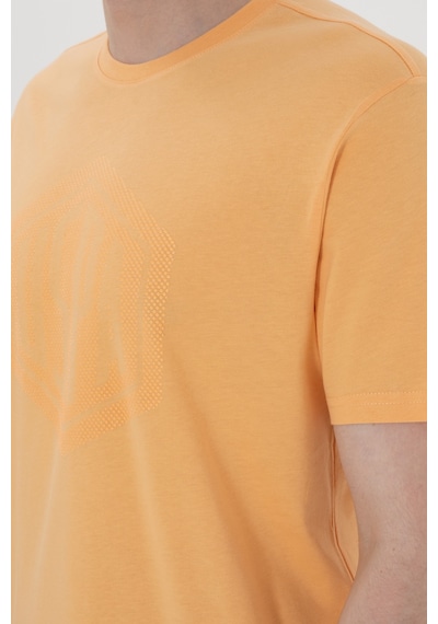 U.S. Polo Assn. Erkek Regular Fit Bisiklet Yaka Turuncu Tişört 50300382-VR202