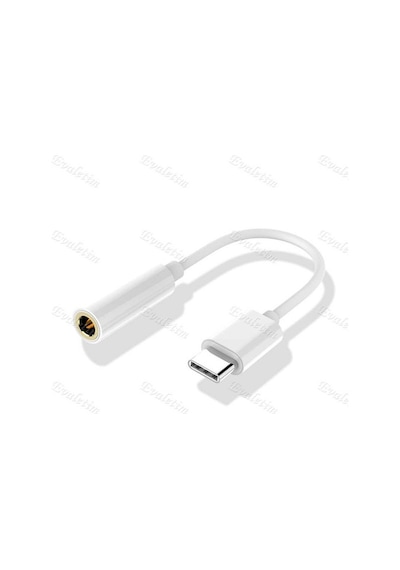Type C To 3.5Mm Kulaklık Çevirici 4417A Dönüştürücü Adaptör Ses