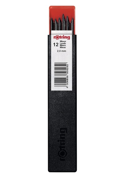 Rotring Hi-polymer Mekanik Kalem Ucu, 2,0 Mm, Hb Ambalaj Değişiklik Gösterebilir