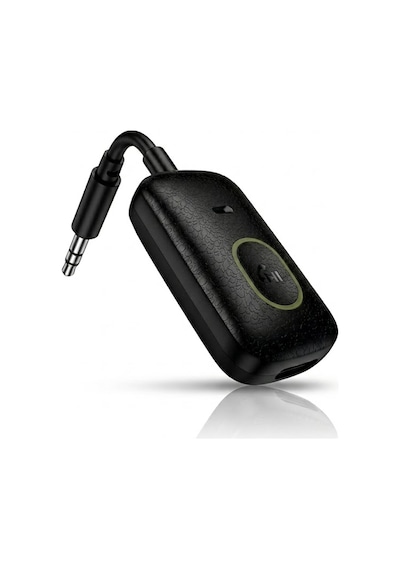Exenar - Siyah - Aux Bluetooth Ses Adaptörü İki Yönlü Rx/tx Alıcı Verici Araç Tv Televizyon Pc Bilgisayar 3.5mm Jack