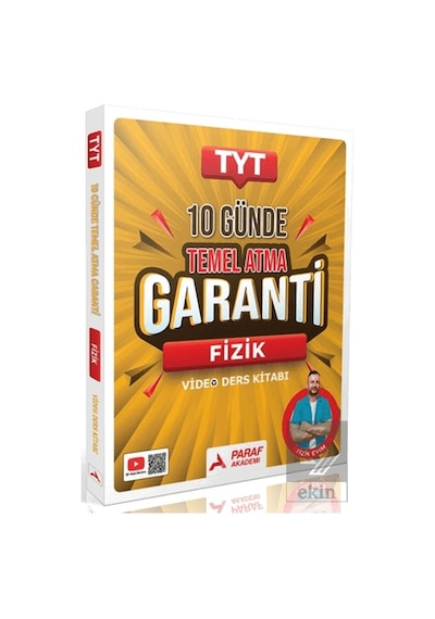 Paraf Akademi Tyt Fizik 10 Günde Temel Atma Garanti