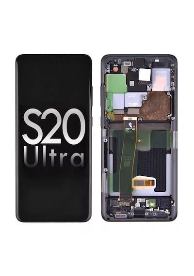 Samsung Galaxy Uyumlu  S20 Ultra G988b Lcd Ekran Dokunmatik Kasalı