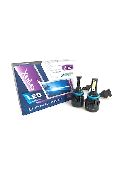 9005 Hb3 Photon Duo Led Xenon Şimşek Etkili Beyaz Zenon. 9005 Hb3