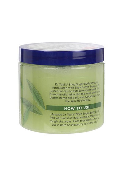 Teal's Shea Sugar Scrub Hemp Seed Oil Vücut Şeker Peeling 538gr