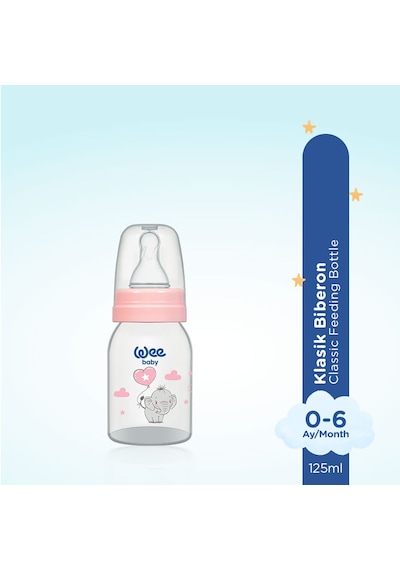 Wee Baby Klasik PP Biberon 125 ML Pembe