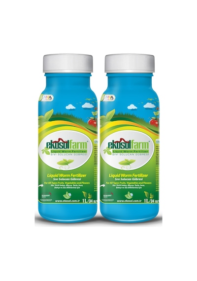 Ekosol Farm Sıvı Solucan Gübresi 2 x 1 L