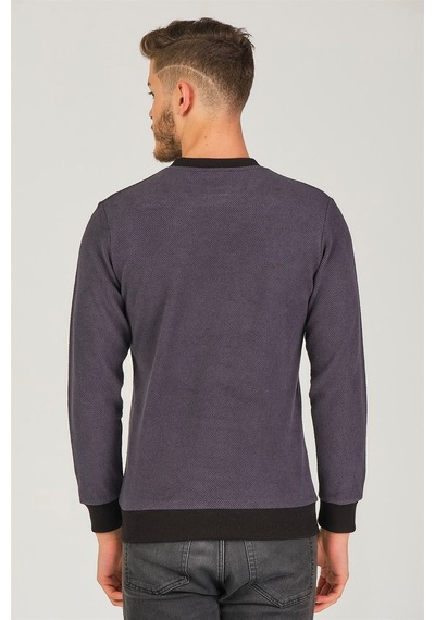 V4004 Dewberry Erkek Sweatshırt-antrasit Antrasit